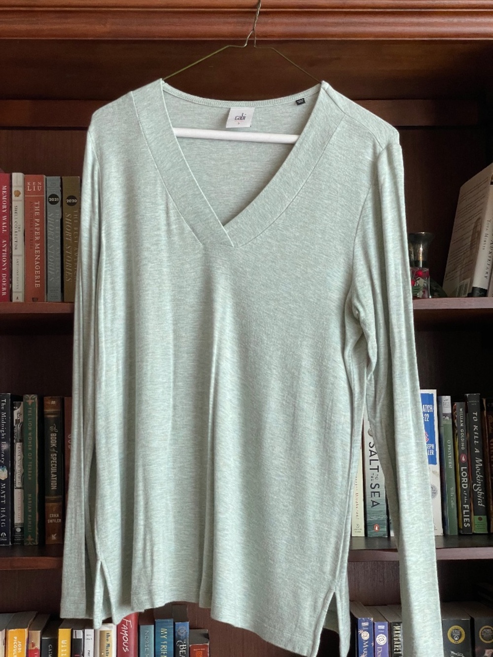 Cabi Long-Sleeved Rayon Shirt
